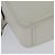 Prada Bolsa de Ombro de Couro Branca Prata Auth BA5096 Branco - vista 16