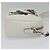 Prada Bolsa de Ombro de Couro Branca Prata Auth BA5096 Branco - vista 4
