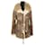 Abrigo de piel marrón Balmain Castaño