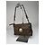 Céline Vintage Celine Lederhandtasche Bronze Braun - vista 13