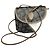 Vintage Yves Saint Laurent Lederhandtasche grau schwarz