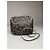 Vintage Yves Saint Laurent Lederhandtasche grau schwarz - Ansicht 2
