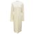 Totême Ecru Viskose Satin Kleid von Toteme