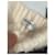 Chanel Cashmere Fäustlinge Schwarz und Beige  - Ansicht 5