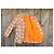 Autre Marque Orange Polyester Jacket Size 38 - view 4