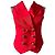 Bustier Corsetto Dior in Seta e Cotone Rosso