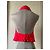 Bustier Corsetto Dior in Seta e Cotone Rosso - vista 4