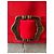 Bustier Corsetto Dior in Seta e Cotone Rosso - vista 5