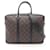 Louis Vuitton PDV PM Briefcase Brown Black Leather Cloth  ref.2482683