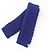Chanel Snood in maglia, scaldacollo e scaldabraccia in lana, accessorio 2 in 1 Blu - vista 2