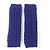 Chanel Snood in maglia, scaldacollo e scaldabraccia in lana, accessorio 2 in 1 Blu - vista 4