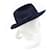 Cappello in pelle e feltro Rabbit di Hermès Blu Blu navy  - vista 5