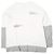 Autre Marque Camiseta de manga larga en capas de algodón Danke Schon Blanco