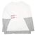 Autre Marque Camiseta de manga larga en capas de algodón Danke Schon Blanco - view 2