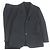 Hermès Hermes Stripe Pattern Wool Suit Set Brown Grey