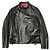 Autre Marque Scye GT Monza spanisches Lammlederjacke Schwarz