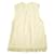 Autre Marque chaleco de flecos de algodón Sara Mallika Beige Crudo - vista 2