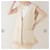 Autre Marque chaleco de flecos de algodón Sara Mallika Beige Crudo - vista 3
