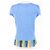 Issey Miyake Camiseta PLEATS PLEASE Flor Tropical con Flecos Azul - vista 3