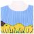 Issey Miyake Camiseta PLEATS PLEASE Flor Tropical con Flecos Azul - vista 4