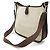 Borsa a spalla Hermès EvelynePM in tela H e pelle Marrone - vista 2