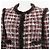 Conjunto de piel de conejo de tweed de Chanel Castaño Roja - vista 11