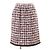 Conjunto de piel de conejo de tweed de Chanel Castaño Roja - vista 7