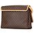 Céline Bandolera de lona recubierta Macadam marrón de Celine Castaño - vista 2