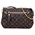 Mini Pochette Accessoires Mini Lin Monogramm Braun Louis Vuitton Dunkelbraun