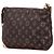 Mini Pochette Accessoires Mini Lin Monogramm Braun Louis Vuitton Dunkelbraun - Ansicht 2