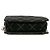 Borsa Shopping Chanel in Tweed Nero e Resina con Catena e Cerniera - vista 3
