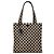 Symbole Prada braune bestickte Canvas Triangolo-Symbol Einkaufstasche