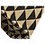 Symbole Prada braune bestickte Canvas Triangolo-Symbol Einkaufstasche - Ansicht 8
