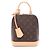 Zaino Alma Louis Vuitton Marrone Monogramma