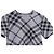 T-shirt a quadri Burberry in cotone grigio - vista 6