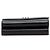 Chanel Coco Button Leder Dreifach-Brieftasche Schwarz - Ansicht 3