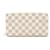 Louis Vuitton Zippy Organizer Damier Azur Long Wallet White Leather Cloth  ref.2484737