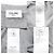 Céline Camiseta Celine Signature de algodón Negro Gris - vista 9
