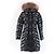 Abrigo de plumas Moncler FULMAR de piel de zorro Pharma Negro - vista 3