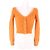 Céline Cardigã cropped de mohair com decote em V Celine Laranja