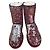 Botines Ugg Classic Short de piel de cordero rojo oscuro Burdeos