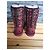 Botines Ugg Classic Short de piel de cordero rojo oscuro Burdeos - vista 6