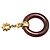 Ring Anello per sciarpa Hermès Etoile Voyage in legno Marrone - vista 2