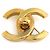 Spilla in metallo dorato Chanel Coco Mark D'oro