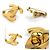 Spilla in metallo dorato Chanel Coco Mark D'oro - vista 4