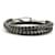 Hermes Hermès Jumbo Leather Choker Necklace Brown Black Silvery  - view 3