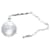 Hermès silver keychain collection with box and pouch Silvery  - view 1