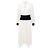 Vestido Plisado Tory Burch Blanco