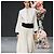 Vestido Plisado Tory Burch Blanco - vista 2