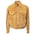 Chaqueta de ante Versace Jeans Couture Castaño